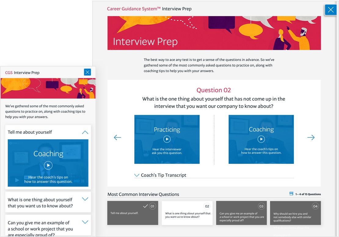 Tool for interview prep